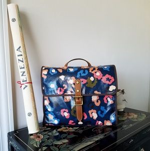 NWOT Fossil Coated Canvas Bag